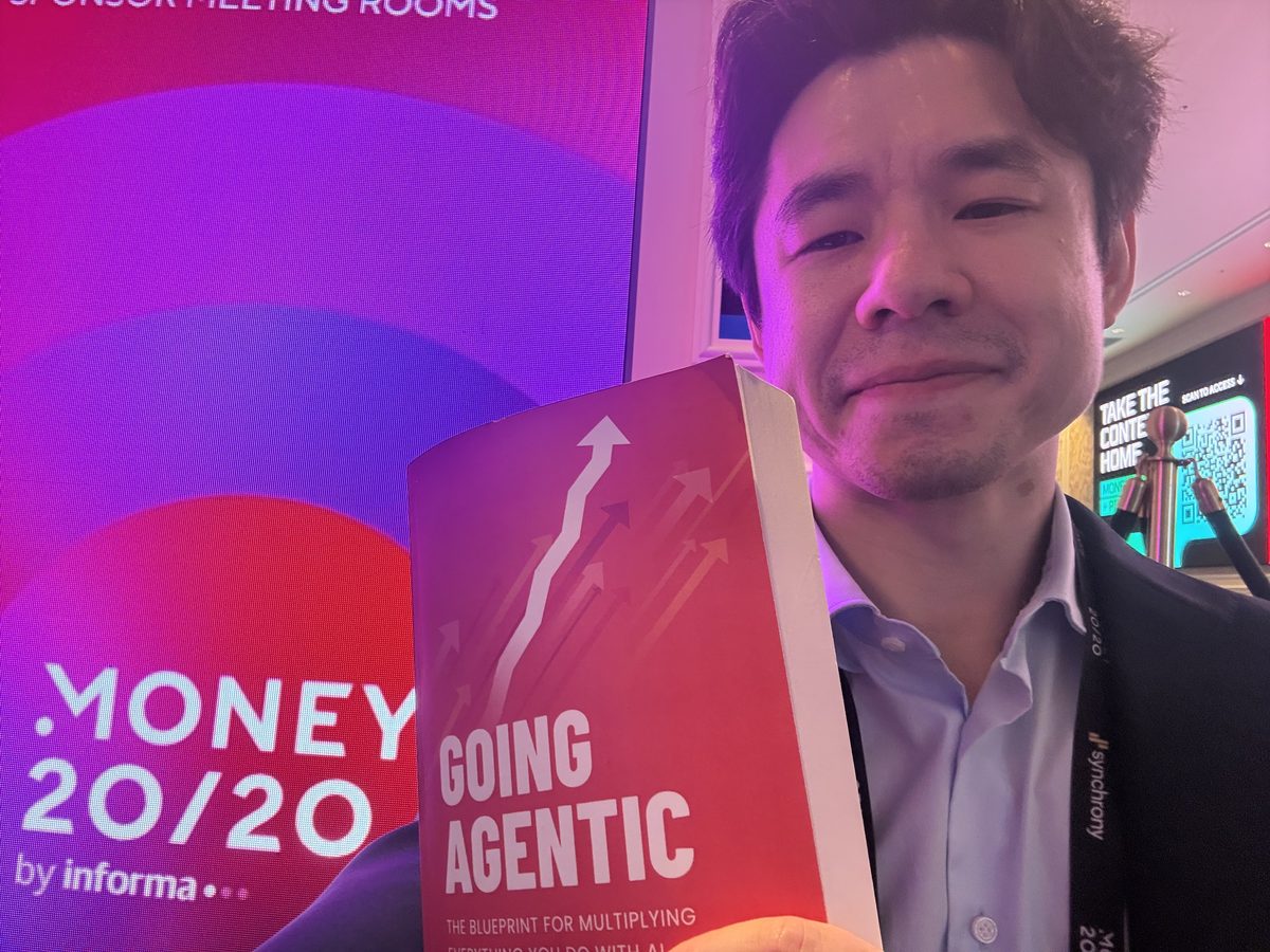 A reader with Going Agentic at Money20/20